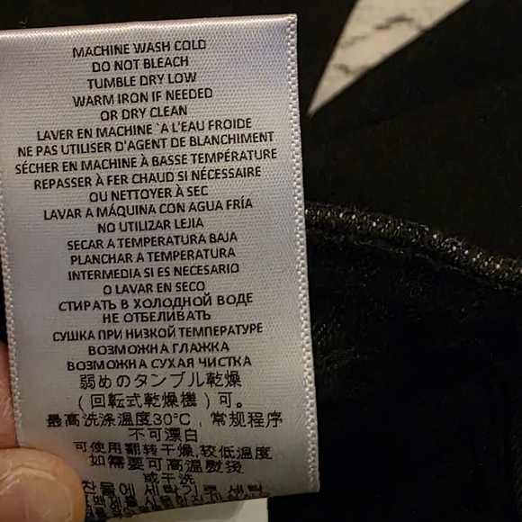 Re/Done Black Noir OP Buttonfly Raw Hem Jeans Size 29 - Picture 13 of 13